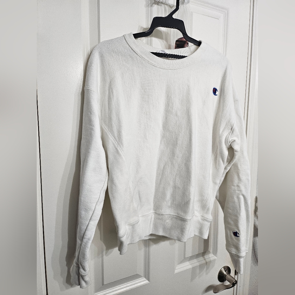 Champion white hoodie